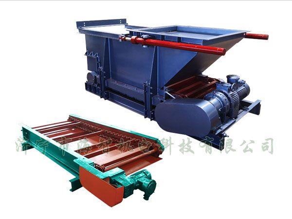 鏈板式給料機(jī)包括電控系統(tǒng)，電控系統(tǒng)包括就地控制系統(tǒng)和/或遠(yuǎn)程控制系統(tǒng)